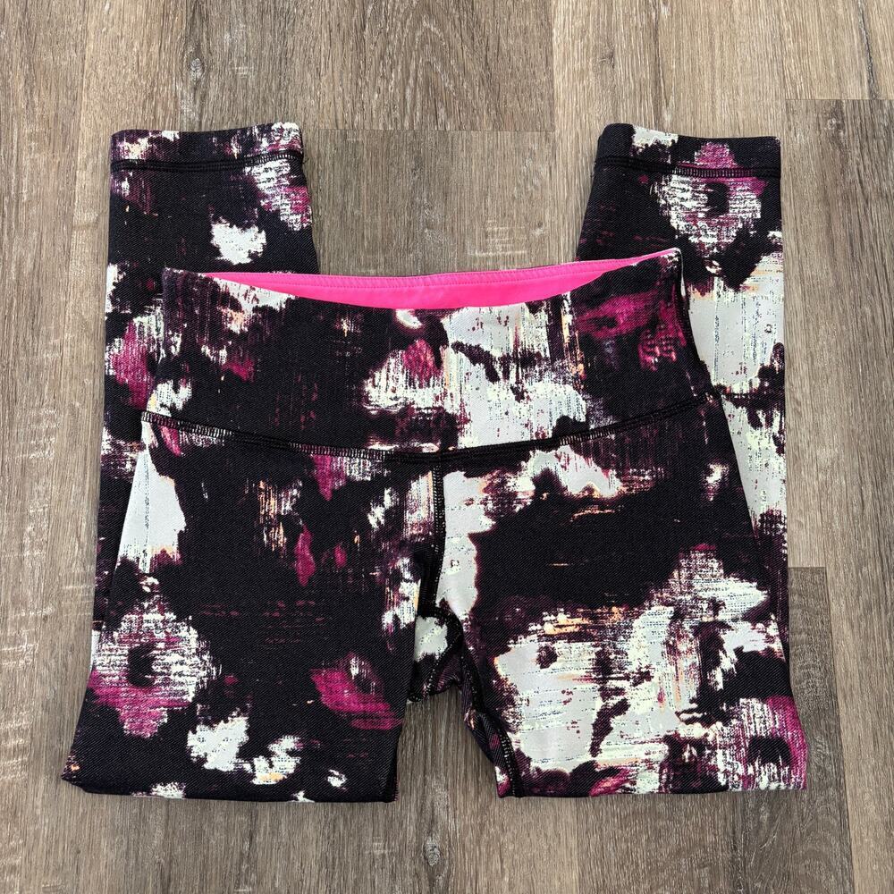 Lululemon Wunder Under Crop III Kara Blossom Multi - Size: 6 - Picture 6 of 7